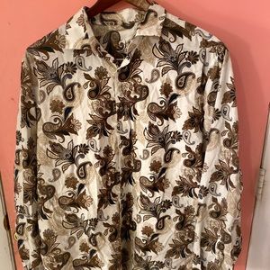 Men’s Tasso Elba button front shirt